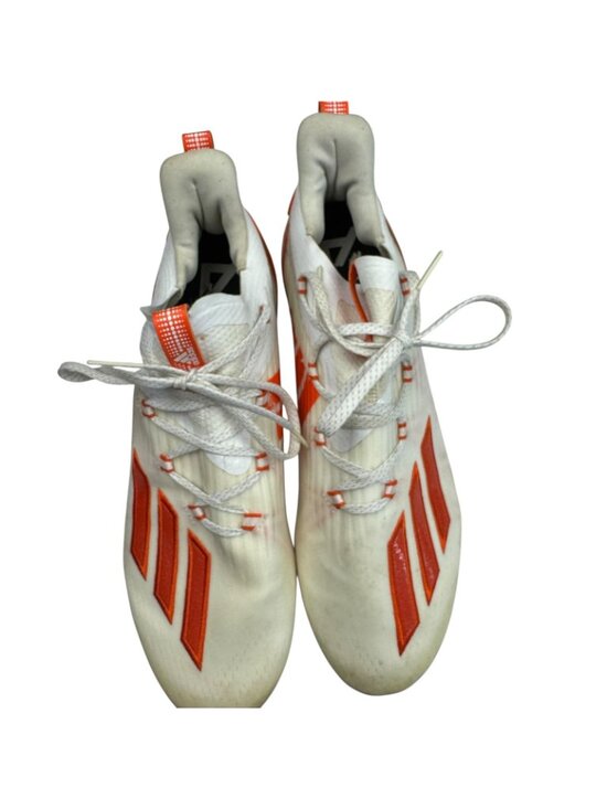 Miami Hurricanes Adidas Game Worn #29 Fottball Cleats Orange Men\'s Size 12 main image 9